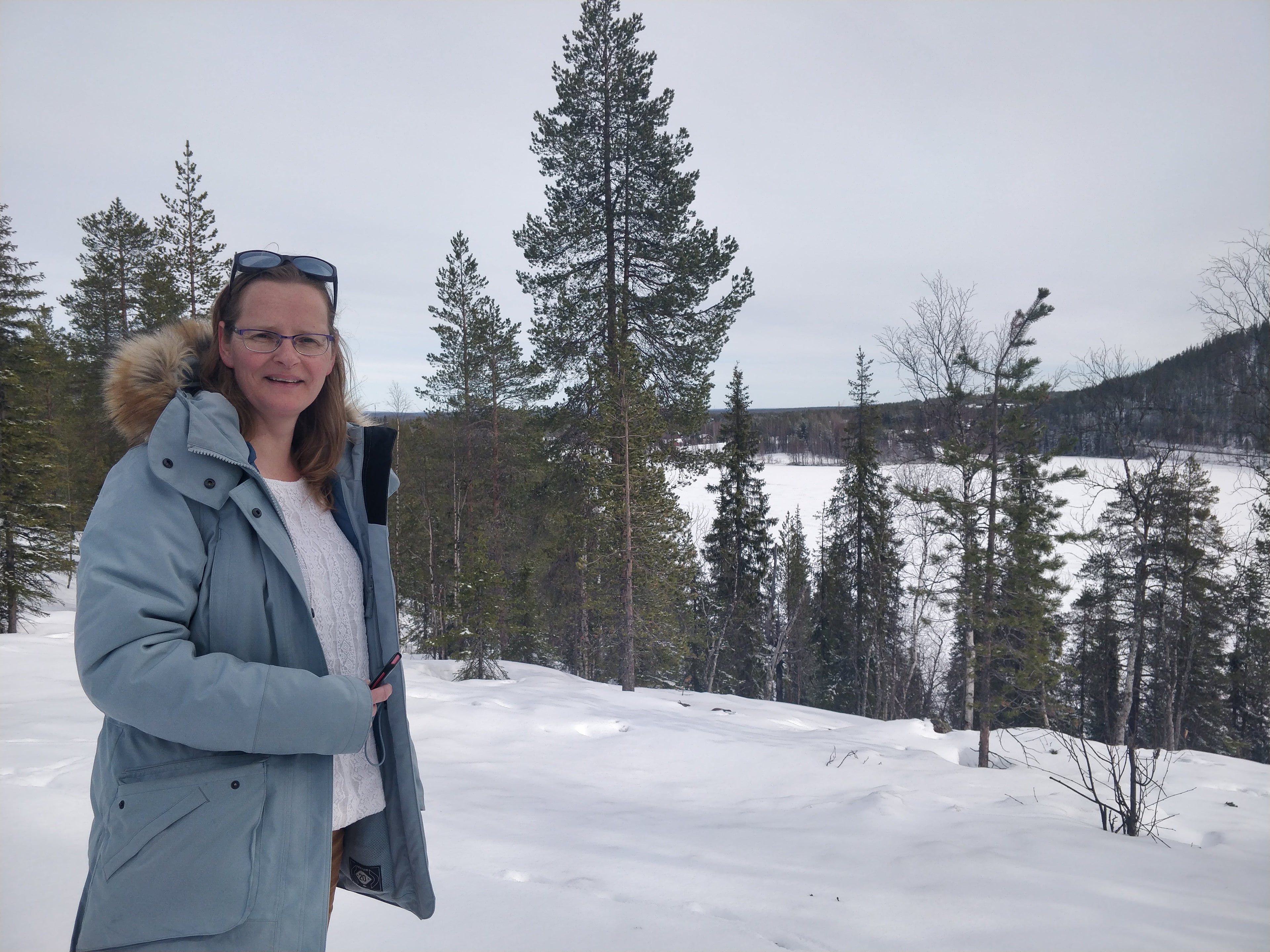 Els Bancken in winter Lapland — illustrator behind Aurealis Creatief