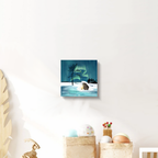 Arctic Campfire under the Northern Lights