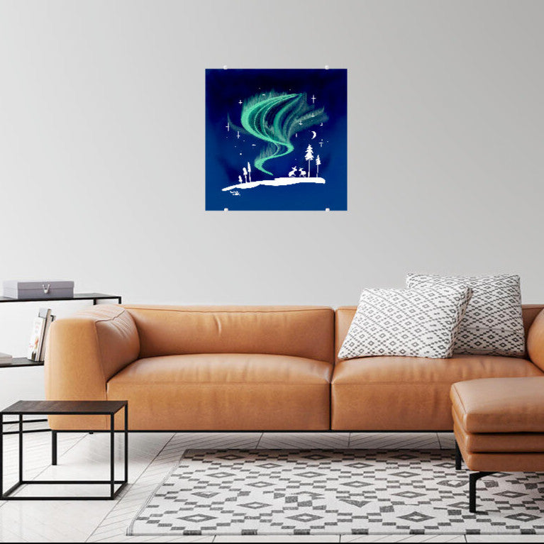 Magical darkness at Santa Claus's house