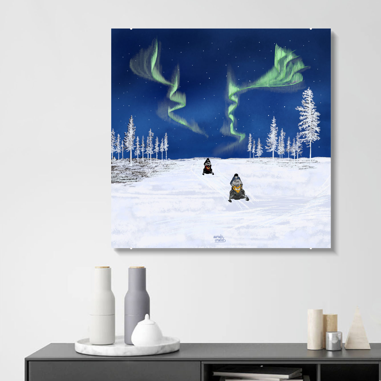 Sneeuwscooter – Noorderlicht