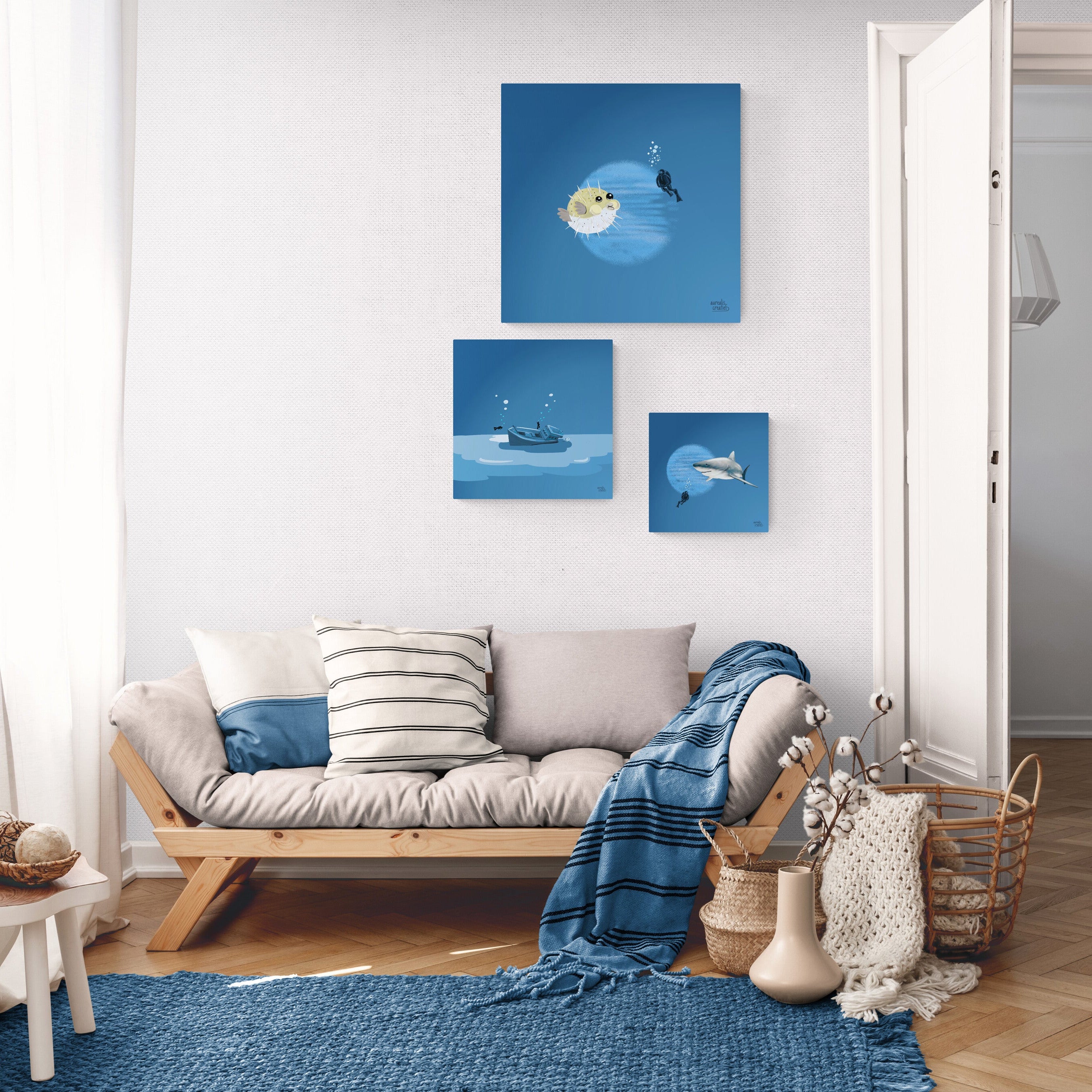 A puffer fish with strong spines