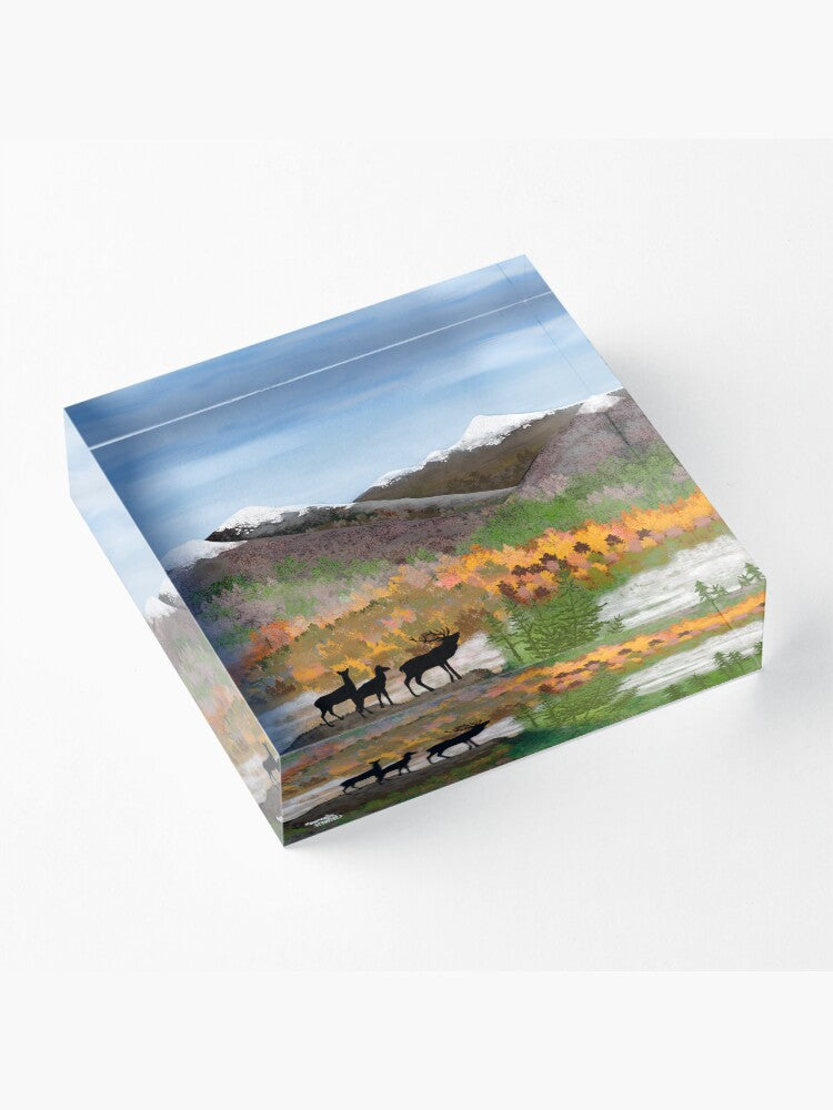 First snow in the Scottish mountains