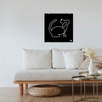 A cheerful floppy-eared dog