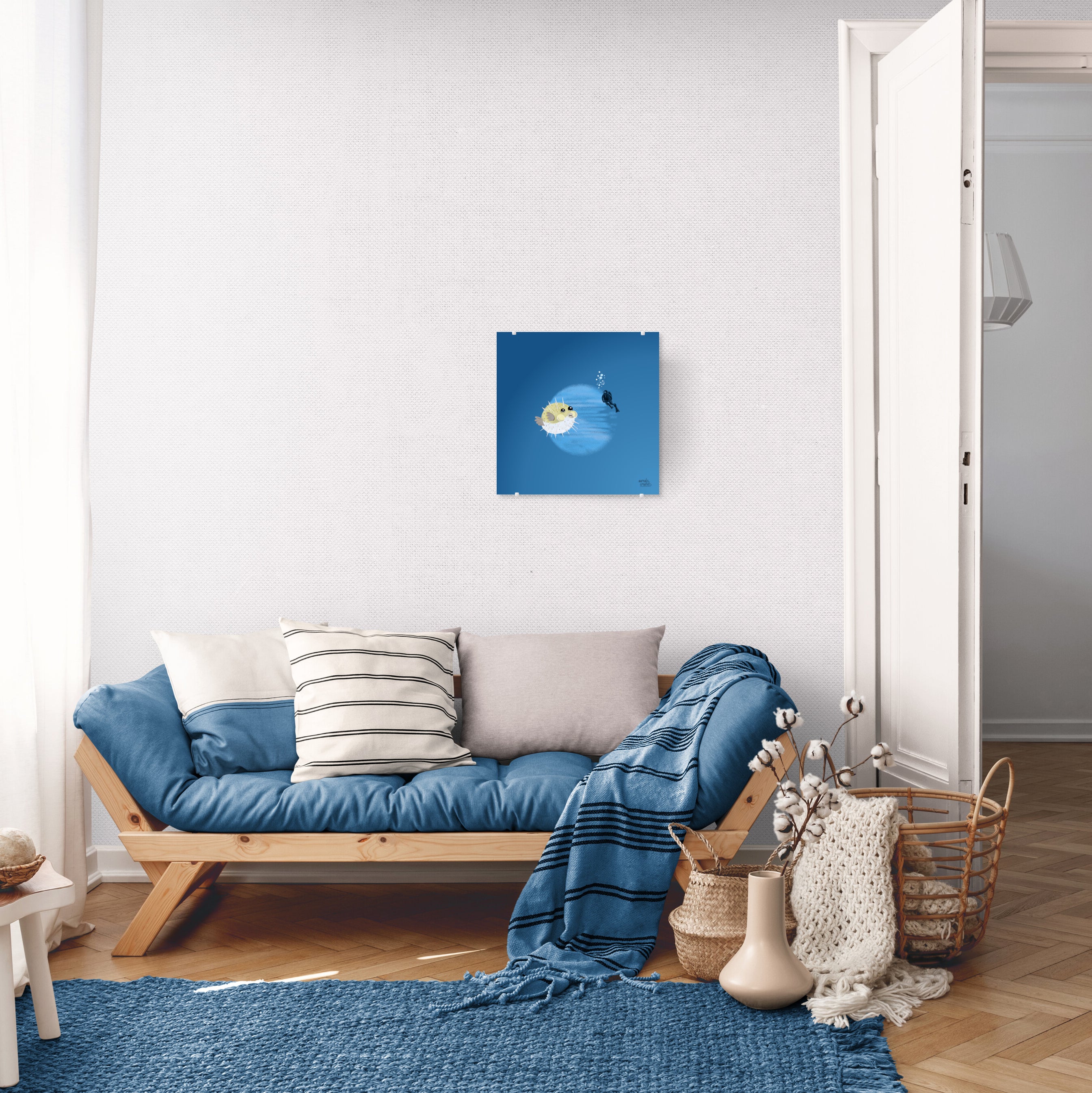 A puffer fish with strong spines