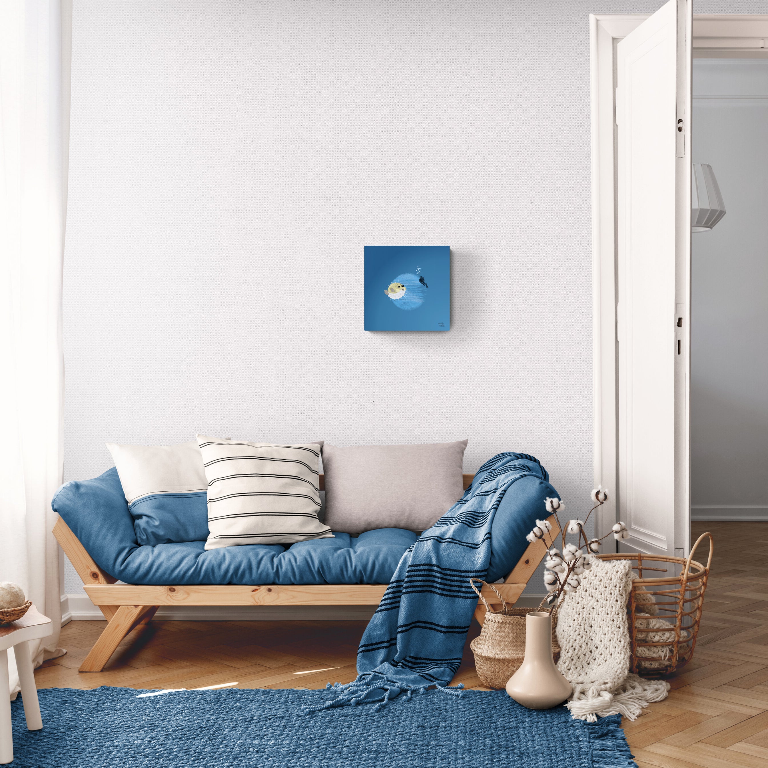 A puffer fish with strong spines