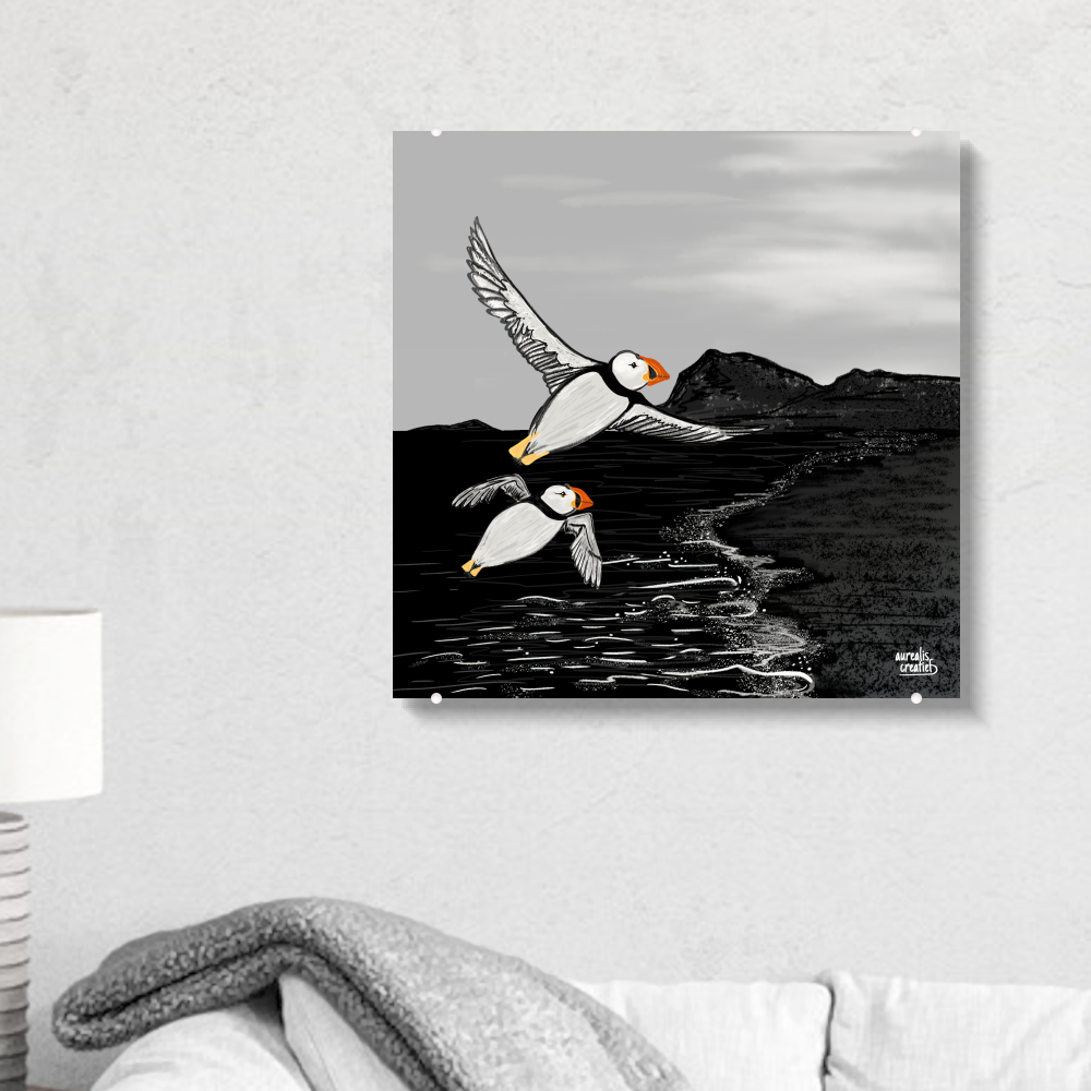 Puffins on the Wind