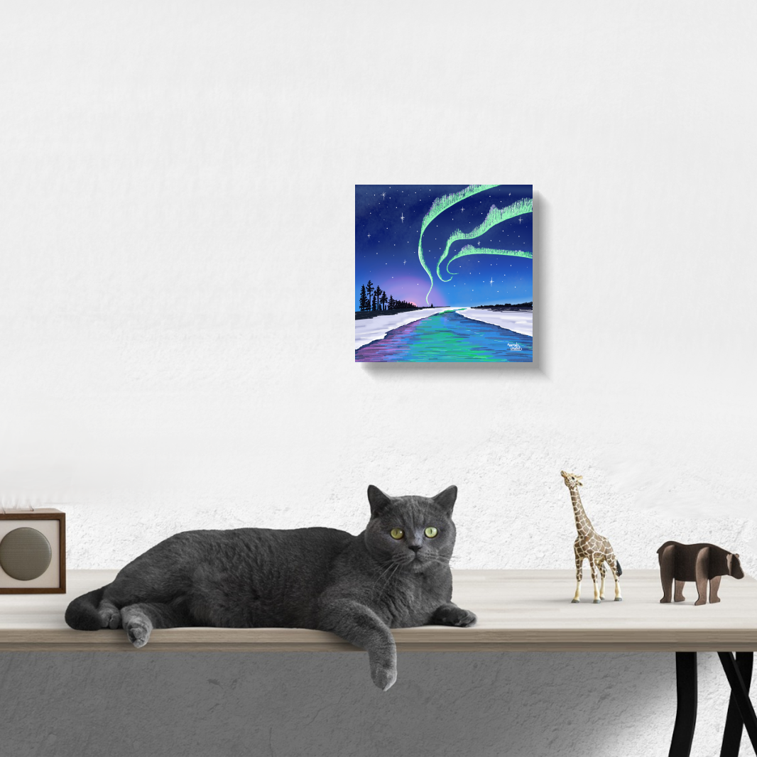 Northern Lights Reflection