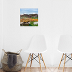 First snow in the Scottish mountains