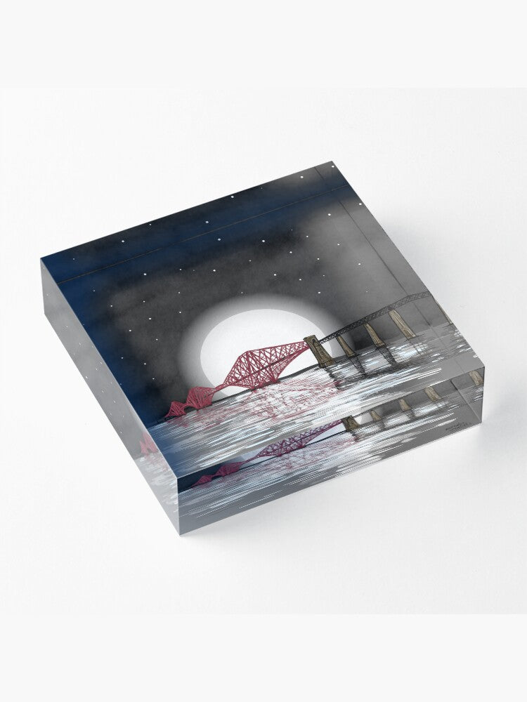 Forth Bridge by Moonlight