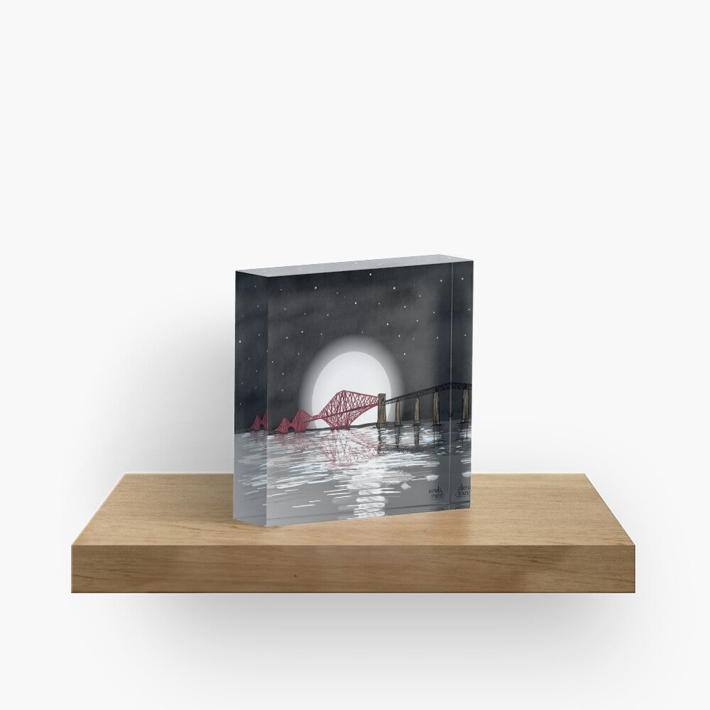 Forth Bridge by Moonlight