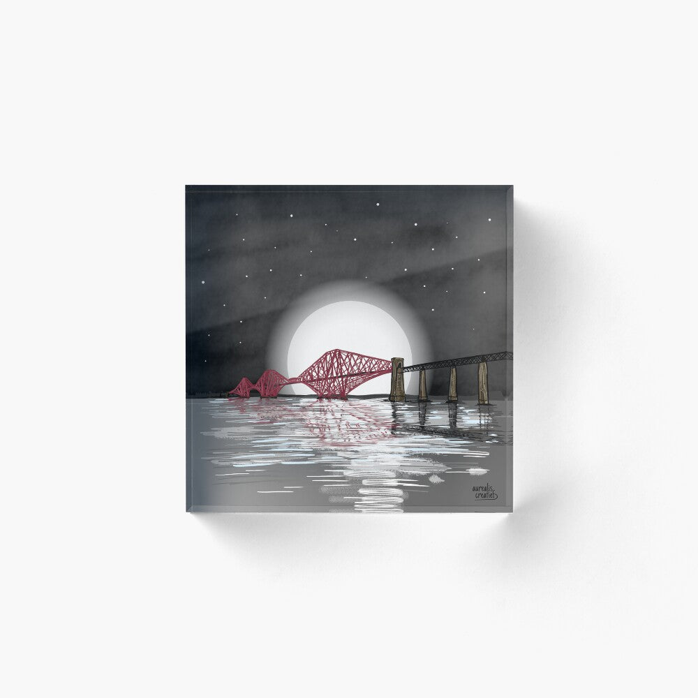 Forth Bridge by Moonlight