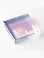 Skiing in a winter wonderland