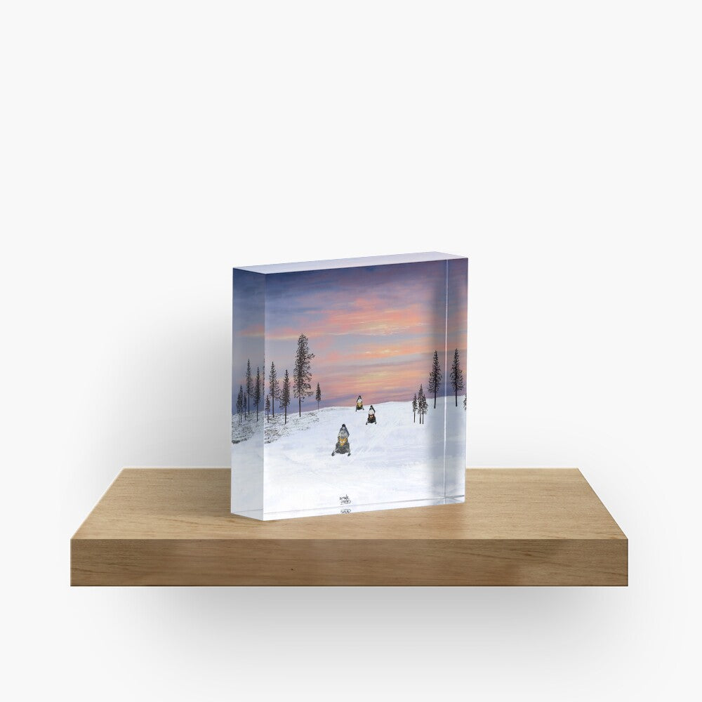 Sneeuwscooter Avontuur – Zonsondergang