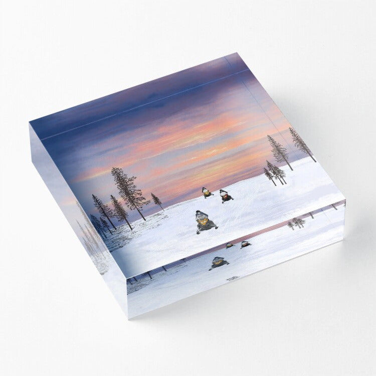 Sneeuwscooter Avontuur – Zonsondergang