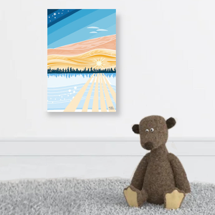 Sunbeams in the Arctic