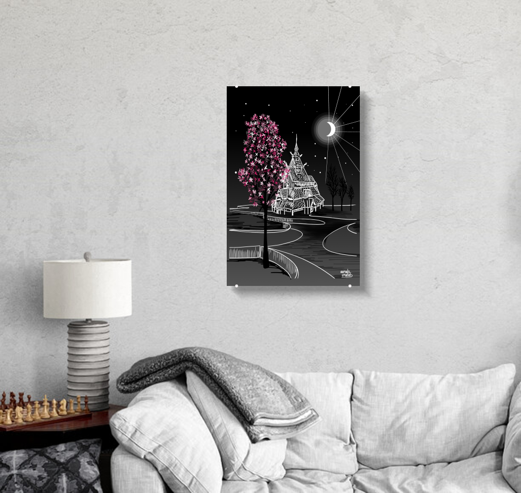 Stave Church – Cherry Blossom